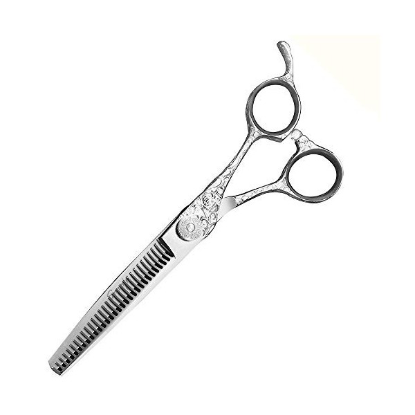 HAOTING Ciseaux Amincissants 15,2 cm Ciseaux de Coiffure, Outils de Coupe de Cheveux Professionnels Ciseaux Barber Set + Boît