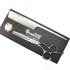 HAOTING Ciseaux Amincissants 6" Ciseaux de Coiffure Professionnels Japon 440C Ciseaux de Coupe Ciseaux Amincissants, boîte à 