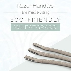 Wildpier Outil de dermaplaning de beauté, épilation du visage pour femme, tondeuse à cheveux à base de plantes pour le visage