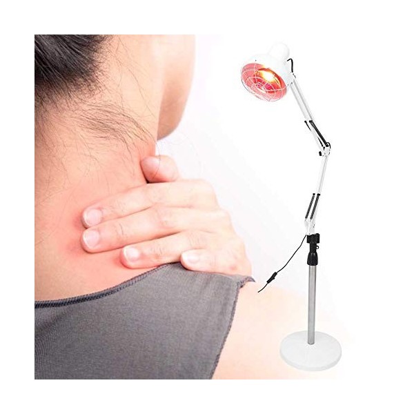 Lampe De Thérapie De Chauffage électrique, Lumière De Masseur Infrarouge Chauffée Réglable Et Pliable Amovible Pour Utilisati