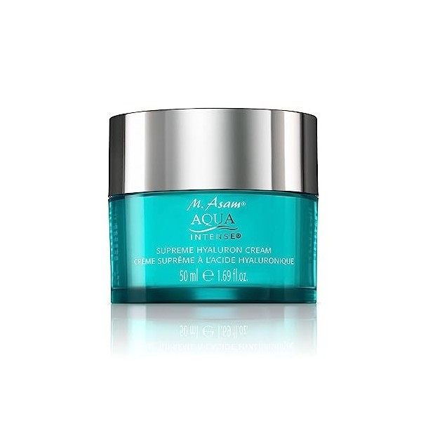 M. Asam AQUA INTENSE - Crème suprême acide hyaluronique 50ml , Crème de jour pour le visage, hydrate en profondeur, lisse le ...