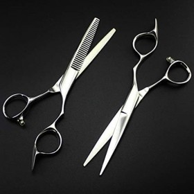 Professionnel De Haute Qualité Japon 440C 6 Pouces Ensemble De Ciseaux À Cheveux Ciseaux Amincissants Ciseaux De Coupe Ciseau...