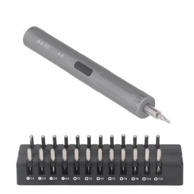 Mini Jeu de Tournevis électriques, Frein Automatique, Mini Tournevis électrique AC100-240V, Rechargeable, Large Application p