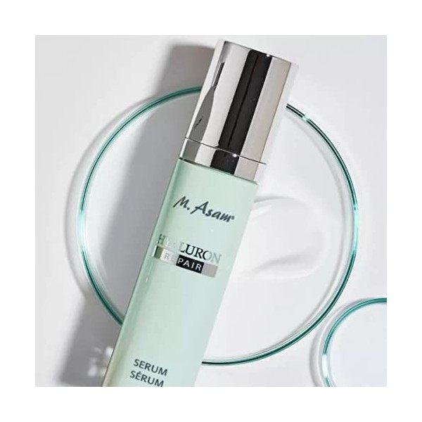 M. Asam HYALURON REPAIR Sérum 50 ml – Protection et hydratation intense pour les peaux sèches, renforce la barrière protect C...