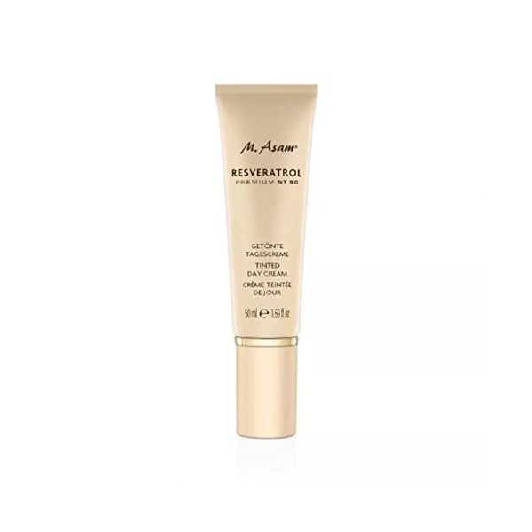 M.Asam Resveratrol Premium NT50 BB Crème 50ml – Crème de jour teintée au resvératrol, pour une peau lissée et un teint unif C...