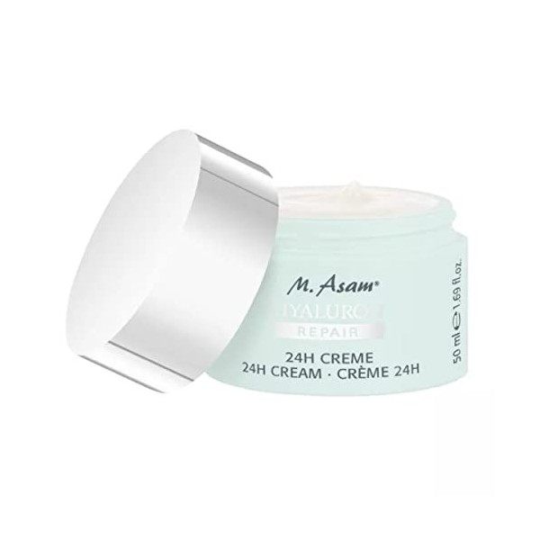 M. Asam HYALURON REPAIR Crème 24 h 50 ml – Crème hydratante pour un teint lisse et frais, Complexe Hyaluron Repair à lacid Cr...
