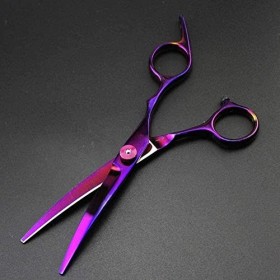 Ensemble de ciseaux de coiffure, ciseaux de coiffure professionnels, ciseaux de barbier, ciseaux amincissants, 6 pouces Rasag...