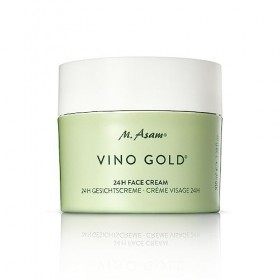 M. Asam VINO GOLD Crème 24 h 100 ml – Soin lissant 24 h aux actifs brevetés issus de la vigne, jour & nuit contre les rides C...