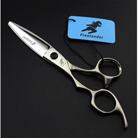 KOAIEZ Ensemble De Ciseaux De Coiffeur À Main Gauche en Acier Inoxydable De 6,0 Pouces, Kit Doutils De Coiffeur Multifonctio