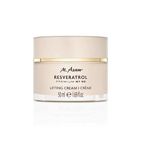 M.Asam Resveratrol Premium NT50 Crème 24h lissante 50ml – une technologie unique pour une peau liftée – pour les peaux norm C...