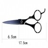 SENFEISM Ciseaux de coiffeur professionnels de 15,2 cm - Design fin - Ciseaux de barbier