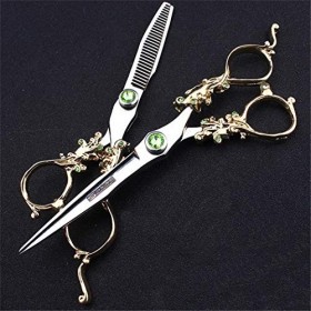 Professionnel Ciseaux de Coiffure Haut de Gamme 6.0 Pouces Set coiffeuses Barber Coupe Dilution Ciseaux Mode poignée 440C Hau