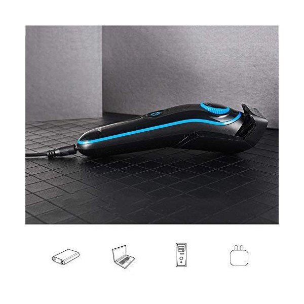 Tous-dans-1 Tondeuse Barbe Pour Les Hommes,professionnel Tondeuse Cheveux Electrique,rechargeable Silencieuse Tondeuse De Pré