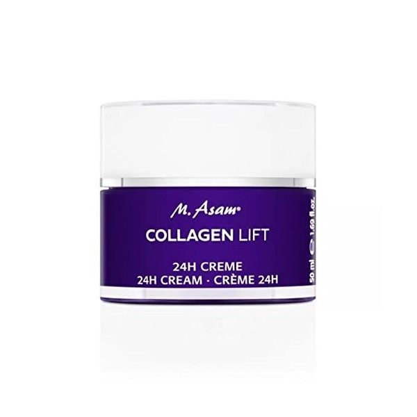 M. Asam COLLAGEN LIFT 50 ml - Crème 24 h pour un visage raffermi. Crème visage au collagène végétal. Crème Jour et Nuit