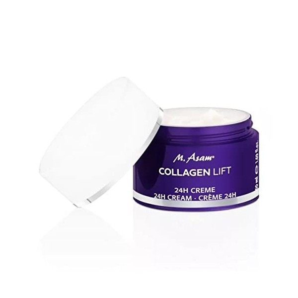 M. Asam COLLAGEN LIFT 50 ml - Crème 24 h pour un visage raffermi. Crème visage au collagène végétal. Crème Jour et Nuit