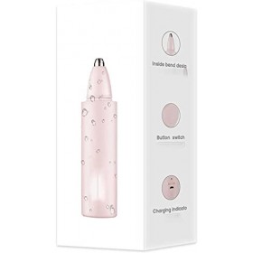GOOFFY Nez Cheveux Tondeuse Lavable Femmes Électrique Nez Cheveux Tondeuse Nez Oreille Nettoyant Rechargeable USB Épilateur S