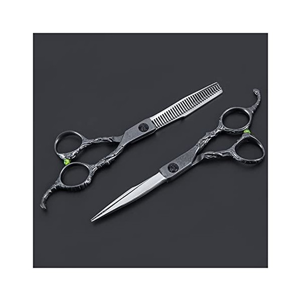 Cisailles pour la coupe de cheveux Rasoir professionnel Sharp Professional Hairdressing Ciseaux 6 pouces Thin Hair Styling To