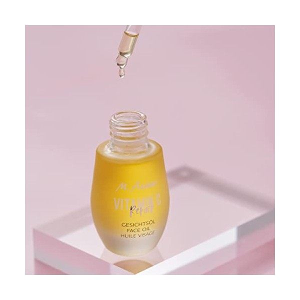 M. Asam VITAMIN C Repair 30 ml - Huile visage anti-âge à la vitamine C. Protège et régénère. Crème Jour et Nuit