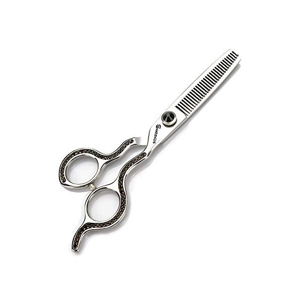 HAOTING Ciseaux Amincissants 15,2 cm Argent Ciseaux de Coiffure Ensemble de Ciseaux de Coiffure Professionnels avec boîte à C