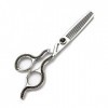 HAOTING Ciseaux Amincissants 15,2 cm Argent Ciseaux de Coiffure Ensemble de Ciseaux de Coiffure Professionnels avec boîte à C