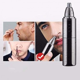 SMSOM Tondeuse à Tondeuse à Oreilles et au Nez avec têtes interchangeables pour Le Nez, loreille, Encolure, sourcil et Autre