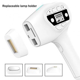 Épilateur LCD Screen Point de congélation Photons Fonction 999 999 Lampe de Quartz Lightning sans Effets Secondaires efficace
