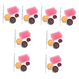 FRCOLOR 32 Pièces Cire De Cicatrice Faux Gel Sanguin Éponge Pointillée Kit Decchymoses Effet Cire Maquillage Spatual Modelag