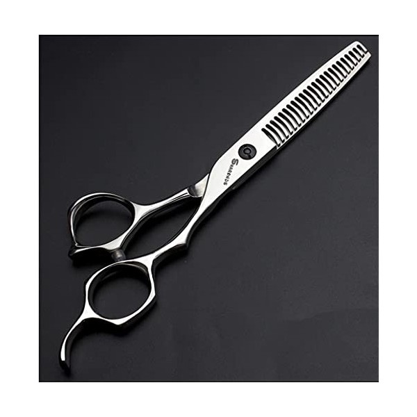 KOAIEZ 6,0 Pouces 440C Professional Argent Ciseaux De Coupe De Cheveux, Salon Barber Coiffure Cishisseurs, Tranchants Et Pr