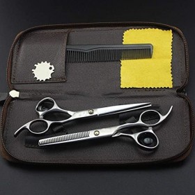 Ciseaux De Coupe De Cheveux De Coiffeur 6 Pouces Ciseaux De Coiffure Salon De Rasoir Ciseaux À Lame Droite En Acier Inoxydabl