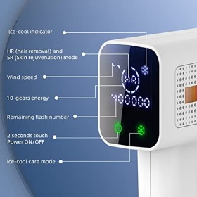 BYSL -ÉPilateur-ÉPilateur Indolore Aisselles Bikini Tondeuse ÉLectrique LumièRe PulséE ÉPilation Dispositif Prise UE