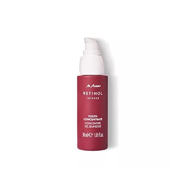 M. Asam RETINOL INTENSE Sérum concentré de jeunesse 30 ml – Sérum hydratant anti-âge, minimise les pores, les taches et les C...