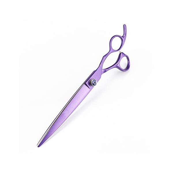 GUANGGUANG Ylingling Store Professional JP 440c Steel 8 Violet Pet Dog Tooming Classeurs Coupes Barber Tools Barcues Cisca