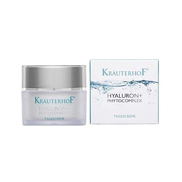 Kräuterhof® Hyaluron Phytokomplex Crème de jour visage anti-âge 50 ml Crème Jour et Nuit