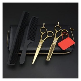 Ciseaux de Coupe de Cheveux, cisailles à Cheveux Professionnelles Ensemble de Ciseaux à Cheveux Professionnels Ciseaux de Cou