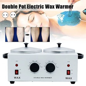 Chauffe-Cire Double Pot, Chauffe-Pot De Cire éLectrique Professionnel 200 W Pour Les Soins De La Peau Et LéPilation ComplèTe