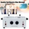 Chauffe-Cire Double Pot, Chauffe-Pot De Cire éLectrique Professionnel 200 W Pour Les Soins De La Peau Et LéPilation ComplèTe