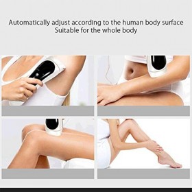 QWEASDF Appareil Dépilation À La Lumière Pulsée IPL À La Maison, Épilation Permanente Indolore, 500000 Flashs, Peut Être Uti