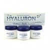 Lot de 18 ampoules anti-âge HYALURON hautement dosées – Crème de jour et crème de nuit avec vitamine E – Sérum hyaluronique –