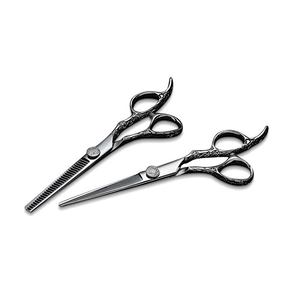 Ensemble De Ciseaux De Coiffure 14 Cm Doré Pour Salon De Coiffure Ou Usage Domestique