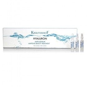 Kräuterhof® Hyaluron Tube dampulseur hautement concentré anti-âge 14 x 2 ml Crème Jour et Nuit