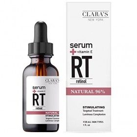Claras New York Stimulating Retinol Facial Serum Reduces Fine Lines and Wrinkles, For all Skin Types 30ml Crème Jour et Nuit
