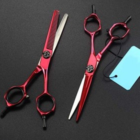 Ciseaux texturants Bang Ciseaux à Cheveux Kits de Ciseaux de Coiffure Professionnels en Acier Inoxydable Ensemble de cisaille...