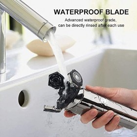 Razor électrique for Hommes for Hommes Rotary Electric Face Wet/Dry Shavers Rasage des rasoirs sans Fil for Hommes