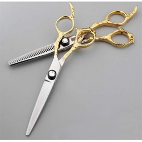 JMOMC Ciseaux à Cheveux Ciseaux à Cheveux Professionnels Lame en Acier Inoxydable Sharp Styling Razor Ciseaux de Coupe et kit