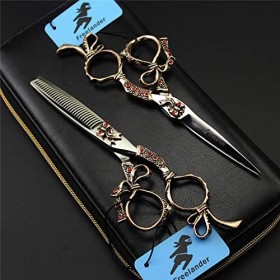 leybold Ciseaux De Coiffure Professionnels Ensemble De Ciseaux De Coiffure De 6,0 Pouces, Ciseaux De Coiffure De Salon Profes