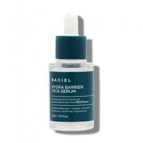 BACIEL - HYDRA BARRIER CICA SERUM 30 ml, 1.01 fl.oz - 68% Centella Leaf, Trehalose, Ceramide - Fragrance Free - Light Korean ...