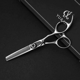 Ensemble de ciseaux de coiffure professionnel, kit de ciseaux de coupe pour amincissement des cheveux, pour hommes et femmes,...