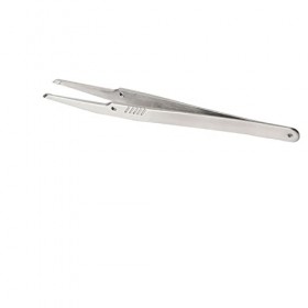 VANGLI Tweezers Stainless Steel Curved Tip Tweezers Set Kit Welding Sorting Precision Electronic Products Components Hand Too