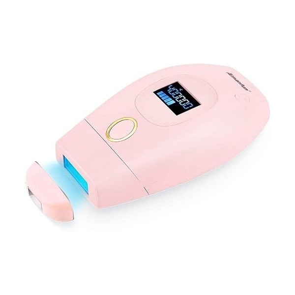 SPUZZO Épilateur Laser Ipl avec écran LCD, Dispositif dépilation à impulsions Lumineuses 400 000/500 000 for Le Corps, Le Vi