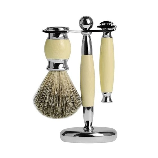 CRODY Simplicité Supports de Brosse de Rasoir pour Hommes, Outil Portable à 5 Couches, Support de Rasoir Facial Lavable et Pr